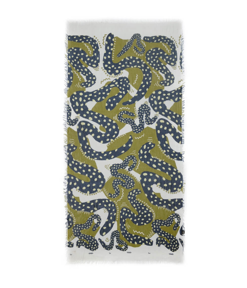 Foulard Bamboo Haring - E4E5DF-2