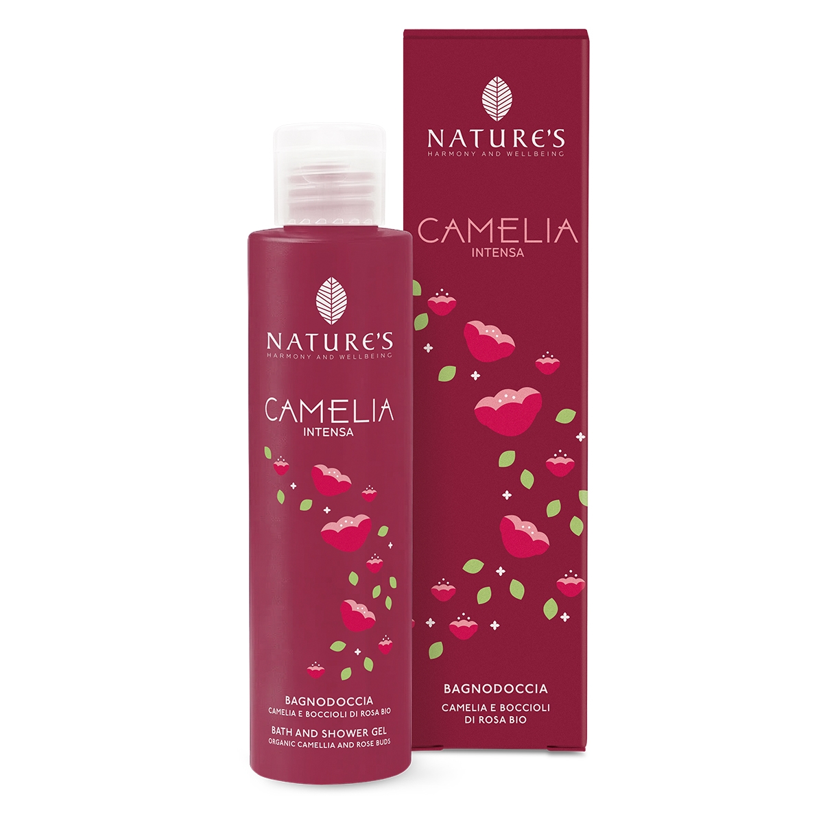 Bagnodoccia Camelia e Boccioli di Rosa Bio